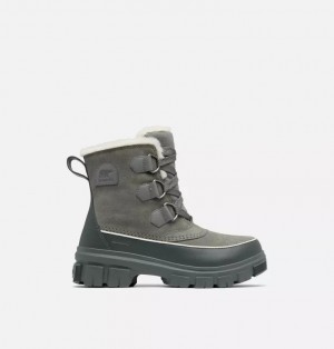 Buty Zimowe Damskie Sorel Tivoli V Waterproof Ciemny Szare | Polska-0467AIMWN