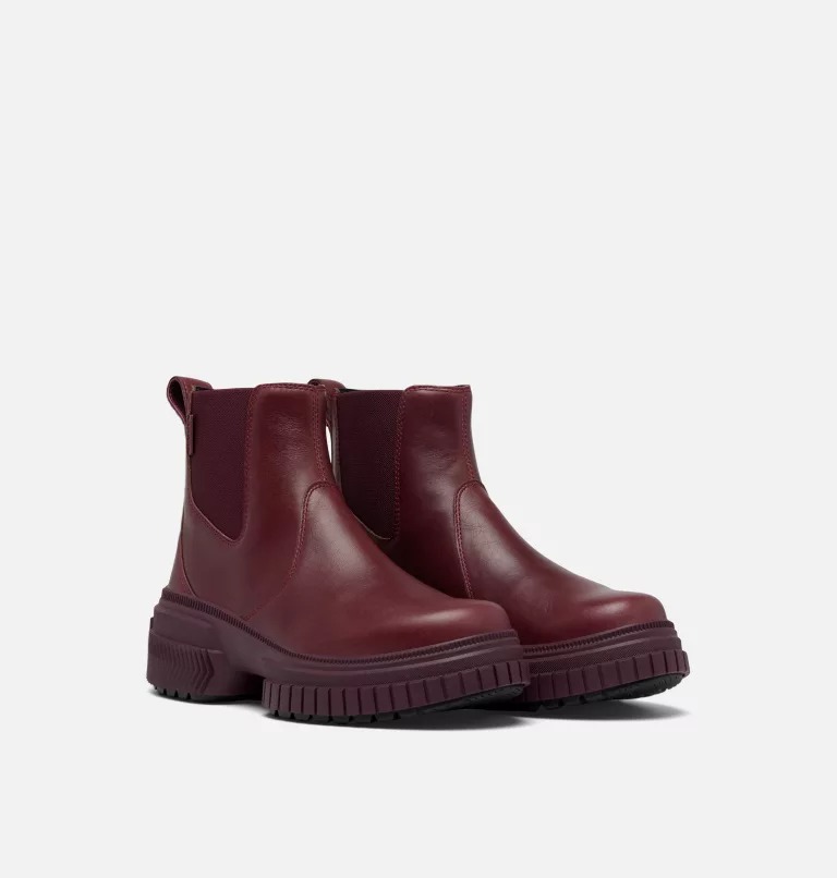 Buty Chelsea Damskie Sorel Ona Ave Waterproof Bordowe | Polska-4610EYULB