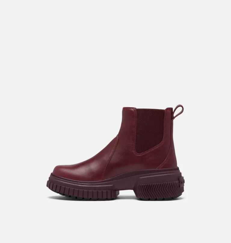 Buty Chelsea Damskie Sorel Ona Ave Waterproof Bordowe | Polska-4610EYULB