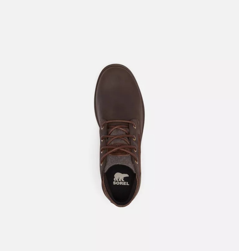 Buty Chukka Męskie Sorel Carson Ciemny Brązowe | Polska-4518DBCYS