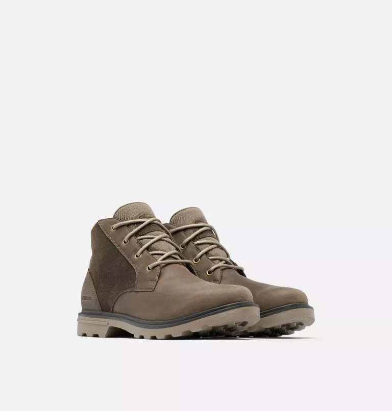 Buty Chukka Męskie Sorel Carson Khaki | Polska-7521NXMSB