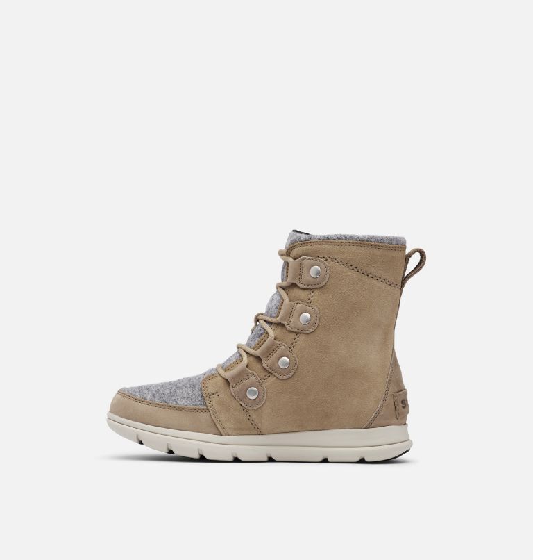 Buty Zimowe Damskie Sorel Explorer Joan Khaki | Polska-2183DAQTM