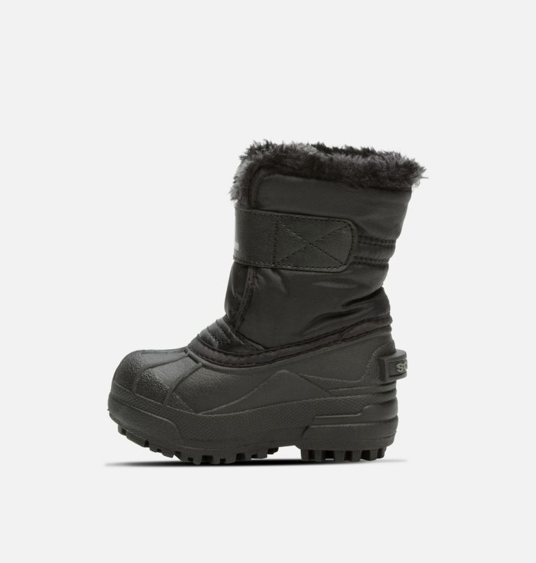 Buty Zimowe Dziecięce Sorel Snow Commander Czarne | Polska-1690WLIZH