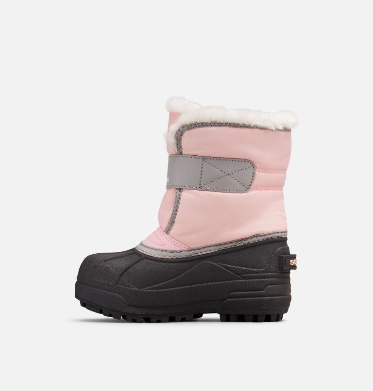 Buty Zimowe Dziecięce Sorel Snow Commander Beżowe Czarne | Polska-0581UHOEX