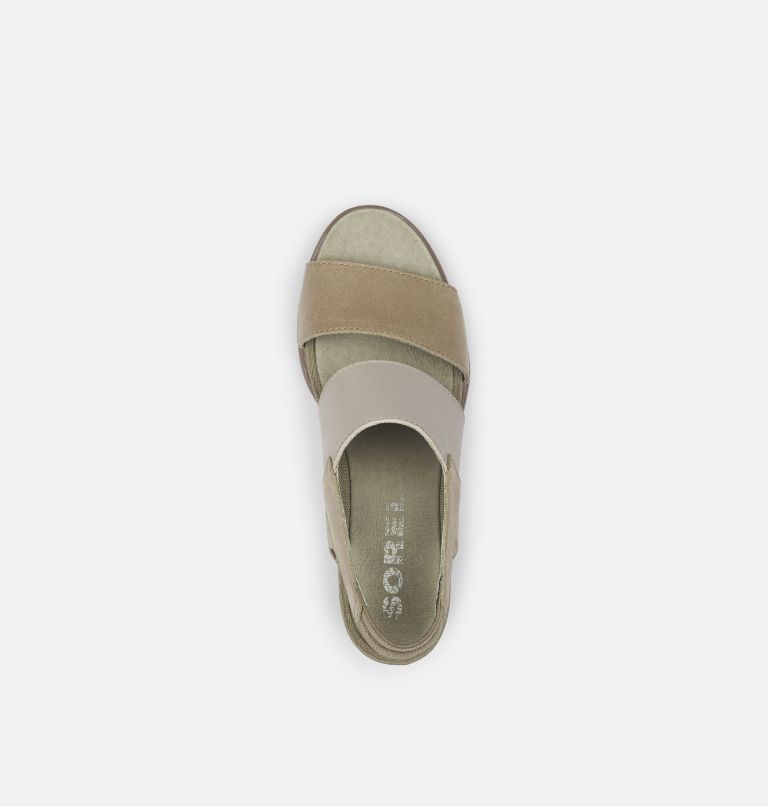 Sandały na Koturnie Damskie Sorel Joanie Ii Slingback Oliwkowe | Polska-8591TRLOA