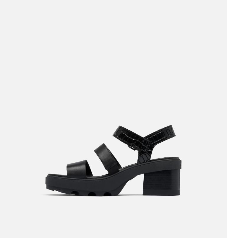 Sandały na Obcasie Damskie Sorel Joanie Ankle Strap Czarne | Polska-0432XZKUB