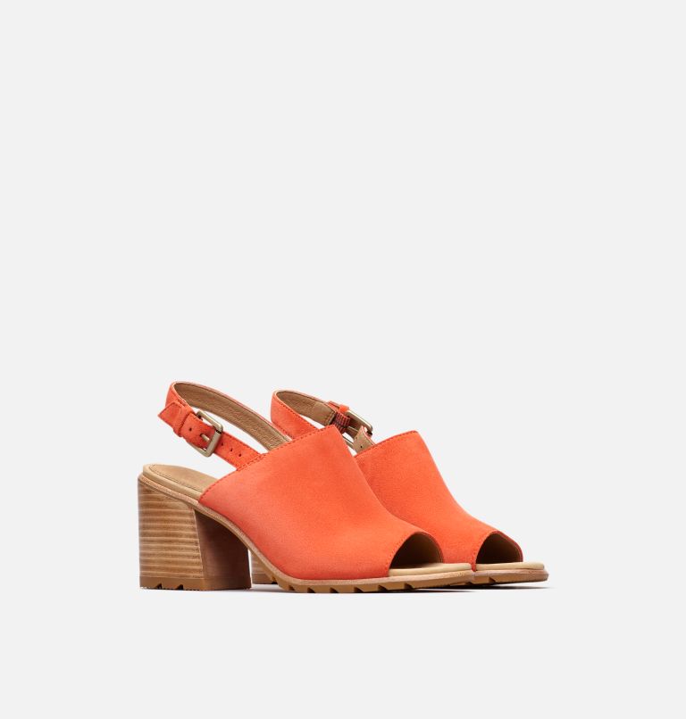 Sandały na Obcasie Damskie Sorel Nadia Slingback Koralowe | Polska-2368BXWTF