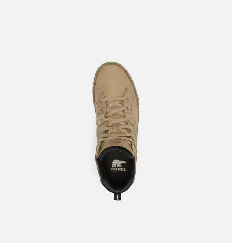 Trampki Męskie Sorel Caribou Mid Khaki | Polska-0325CBQVA