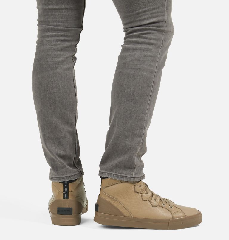 Trampki Męskie Sorel Caribou Mid Khaki | Polska-0325CBQVA