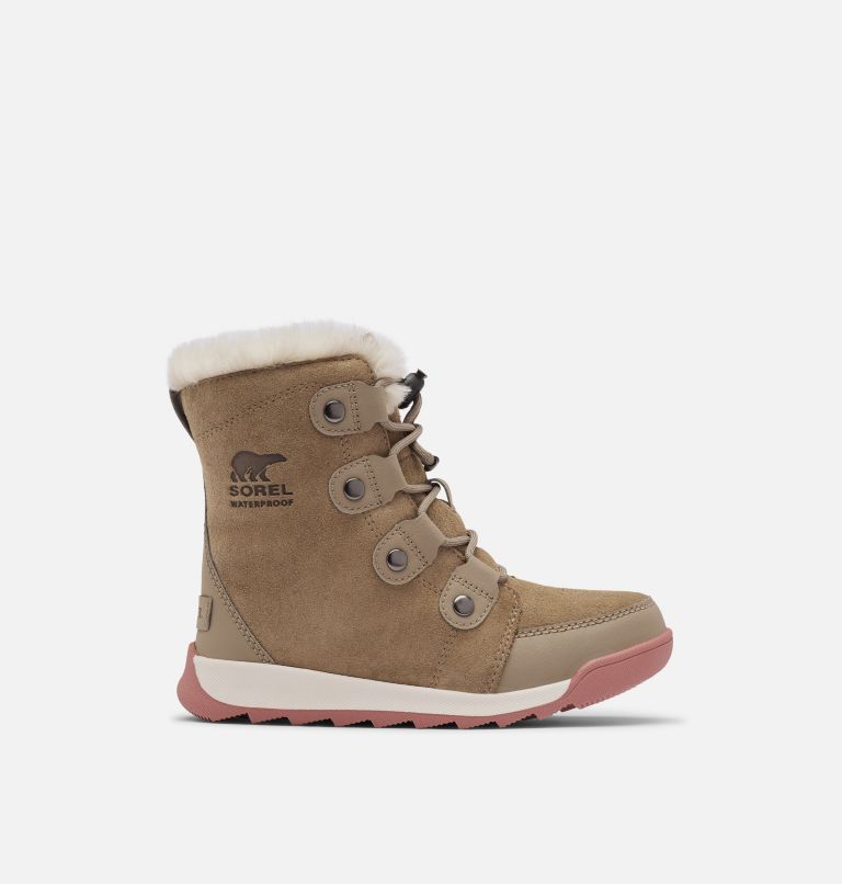 Śniegowce Dziecięce Sorel Whitney Ii Suede Khaki | Polska-7486JAEVF